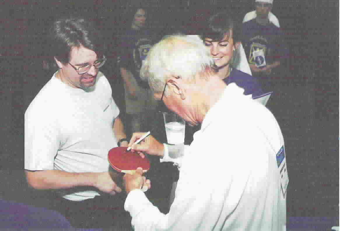 Dave with Paul Newman at Special Olympics